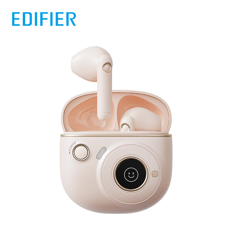 Edifier TO-U2 mini Bluetooth Headphones Earphones True Wireless Earbuds Headphones Bluetooth 5.1 Wireless Headphones up to 25 hours Noise Reduction Clear Sound with LED Display Waterproof IP54 Headpho