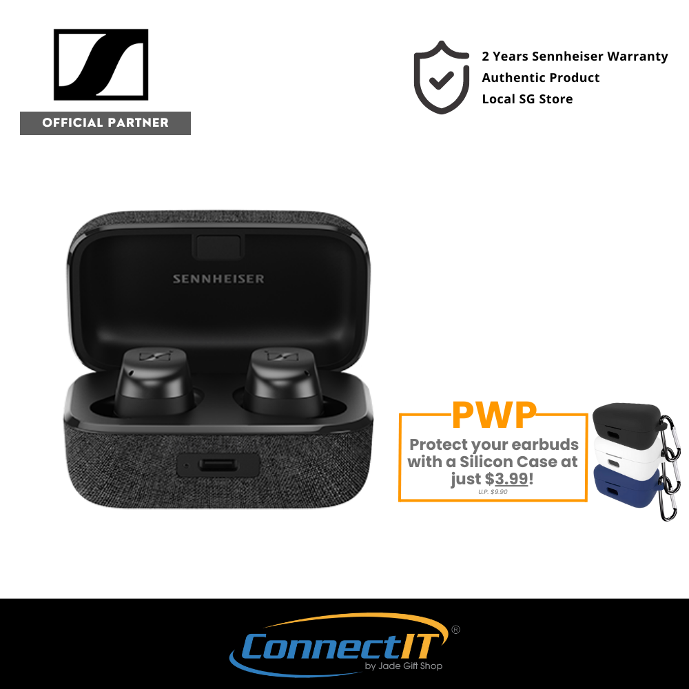 Sennheiser MOMENTUM True Wireless 3 -MTW3 with Bluetooth 5.2 & Built-in Equalizer and bass boost (2 Years Warranty)