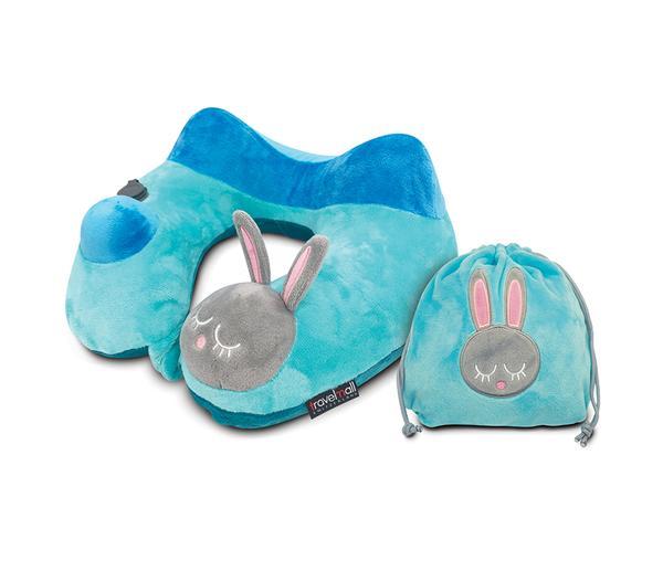 Travelmall Kid’s Inflatable Travel Pillow (Rabbit Edition)