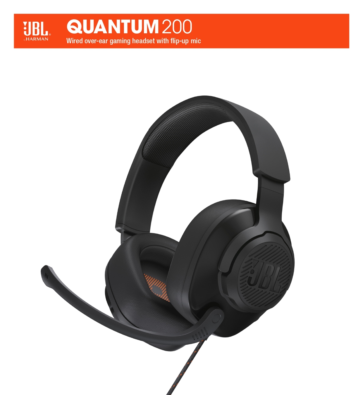 JBL Quantum 200 Gaming Headphone  [ FREE SHIPPING ]